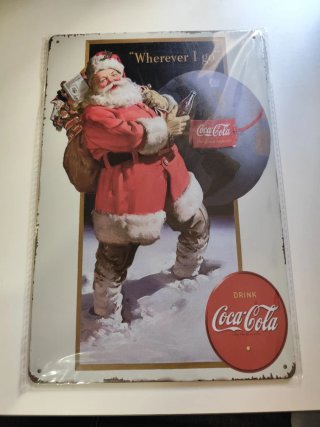 Dos pósters Metálicos de Coca-Cola