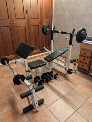 Banco multifuncional para gimnasio
