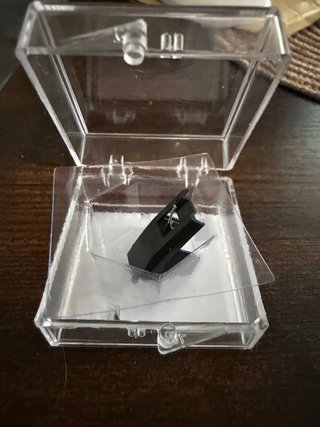 Puntina giradischi nera