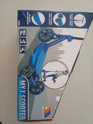 Patinete Moltó 3 Ruedas Azul