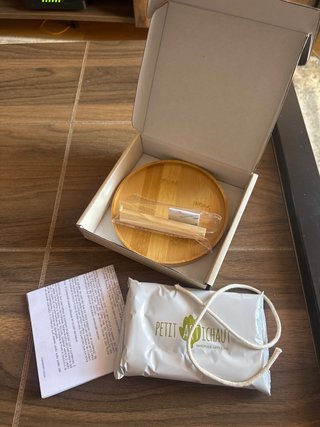 Petit artichaut, huella recien nacido