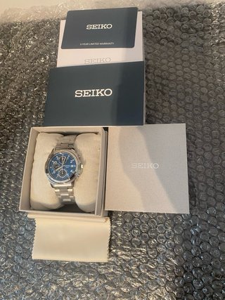 Reloj Seiko Chronograph Azul