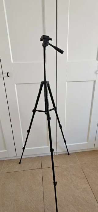 Trípode para cámara negro