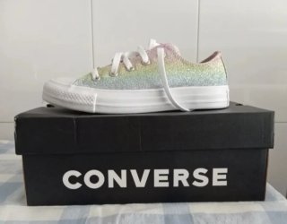 Converse Talla 36.5 Glitter Arcoíris