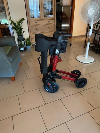 Andandor aluminio ancianos totalmente plegable