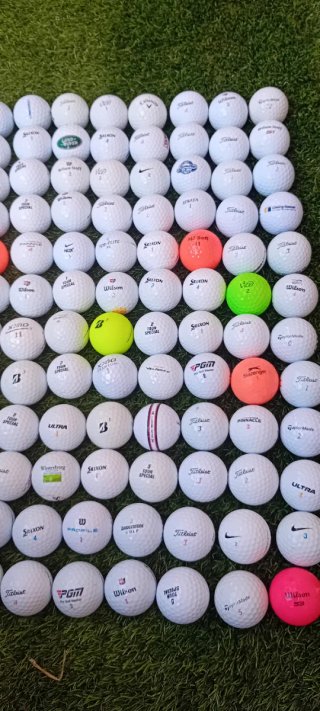 120 Bolas de Golf Variadas