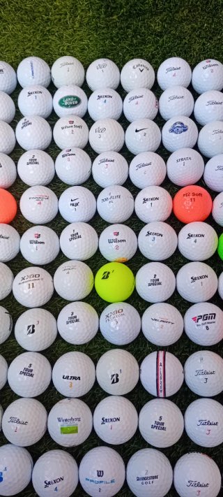 120 Bolas de Golf Variadas