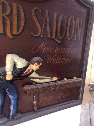 Reloj de pared Billiard Saloon