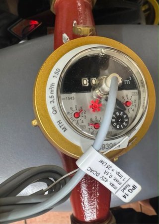 Medidor de volumen de agua