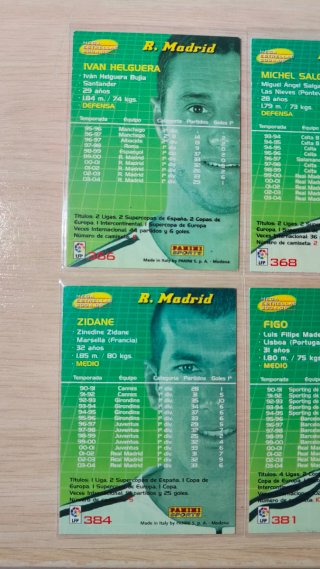 Cromos Megacracks 2004-2005 Real Madrid