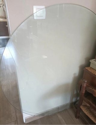 Cristal redondo para mesa