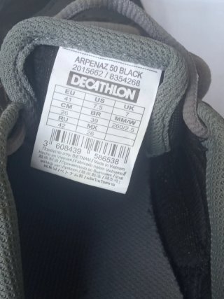 Scarpe Trekking Quechua Arpenaz 50 N.41