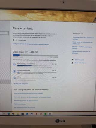 LG All-in-One PC Blanco