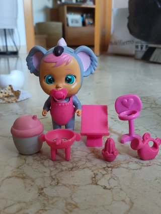 Muñeco Bebé Llorón con Accesorios