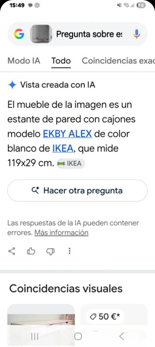 Mueble recibidor Ikea blanco