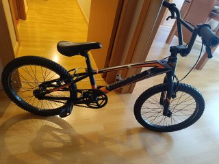 Bicicleta Monty 139 Race 20 Negra/Naranja