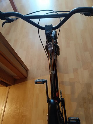Bicicleta Monty 139 Race 20 Negra/Naranja