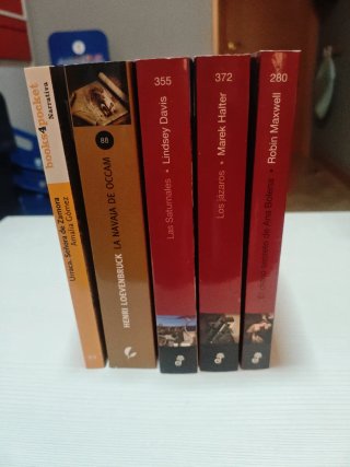Lote 5 Libros Novela Histórica e Intrigas de Época