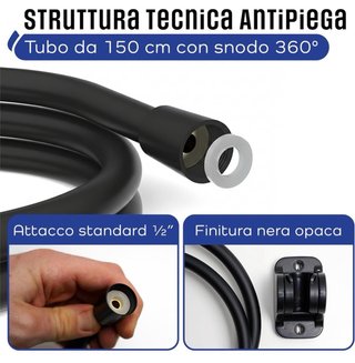 Tubo Doccia Flessibile 150 cm