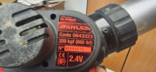 Pistola Silicona Batería WAHLEN 2,4V