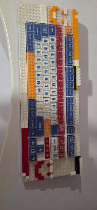 Teclado Mecánico MelGeek Pixel Palette Azul/Rojo