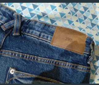 Falda skort vaquera Zara XS/34