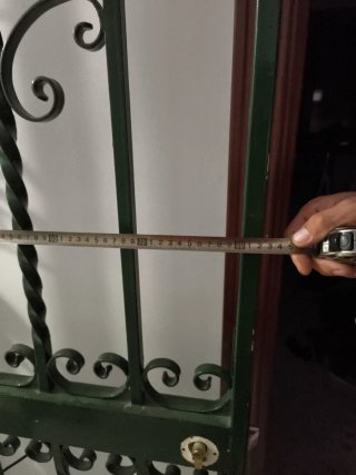 Cancela de hierro forjado