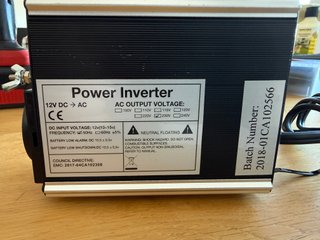 Inversor ABSAAR 150W 12V a 230V