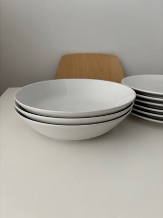 Vajilla Ikea 14 piezas porcelana