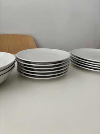 Vajilla Ikea 14 piezas porcelana