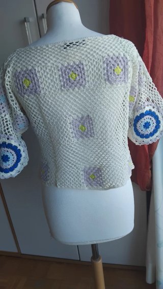 Bolero uncinetto fatto a mano
