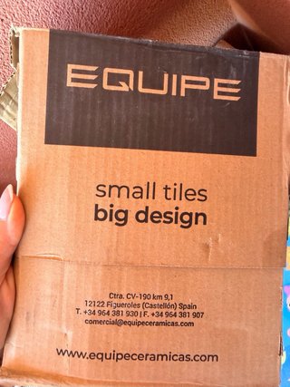 4 Cajas Azulejos Equipe Riviera Wheat