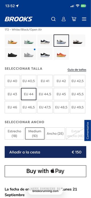 Zapatillas Brooks Ghost 18 Gris/Azul