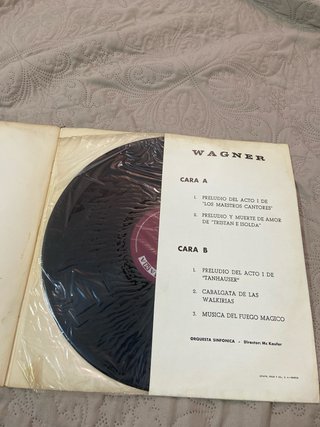 Wagner Orquesta Sinfónica Vinilo