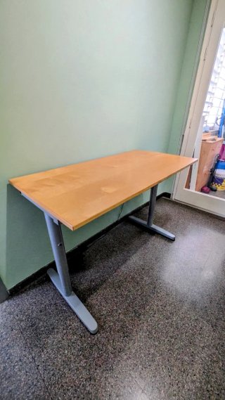 Mesa escritorio Ikea Madera y Metal 120x60