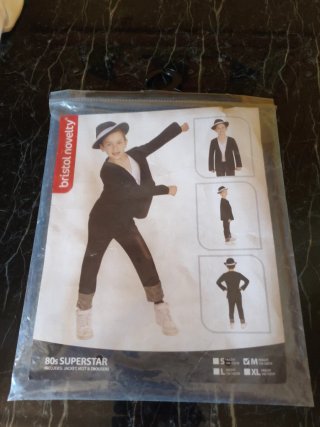 Disfraz Michael Jackson Superstar Talla 116-118