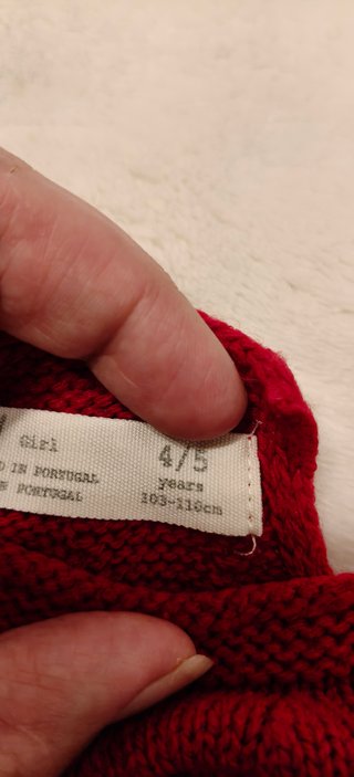 Vestido ZY 4/5 anos Natal