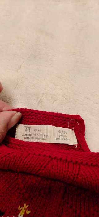 Vestido ZY 4/5 anos Natal