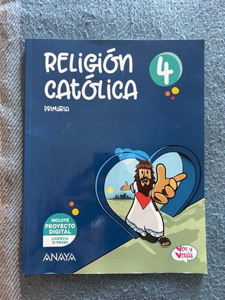 Libro de texto Religion 4 primaria