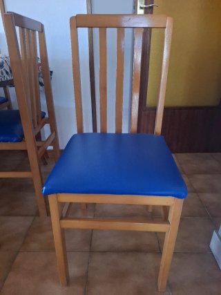 Mesa comedor extensible y 6 sillas