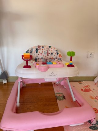 Andador bebé OLMITOS rosa con juegos