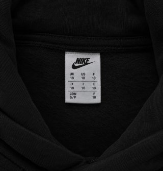 Sudadera Nike gris y negra con capucha