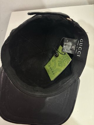 Gorra Gucci Negra GG Monogram