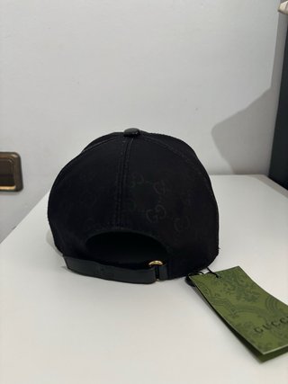 Gorra Gucci Negra GG Monogram