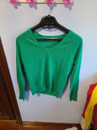 3 Maglioni Zara Rosso, Verde e Giallo