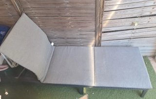 Conjunto de jardín con tumbona