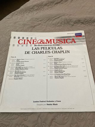 Vinilo Cine & Música: Chaplin