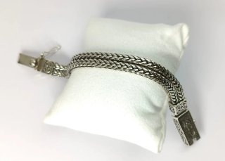 Pulsera Plata estilo Vintage  Hombre