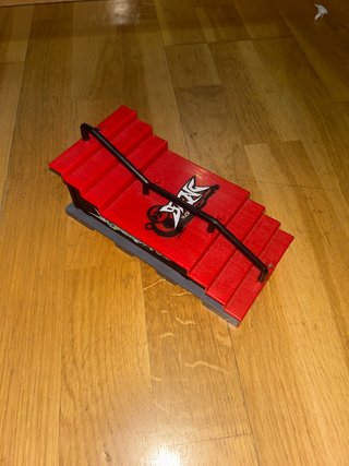 Escaleras Finger Skate Rojas