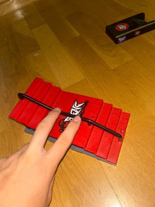 Escaleras Finger Skate Rojas